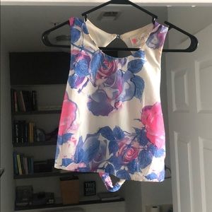 X back crop top boutique